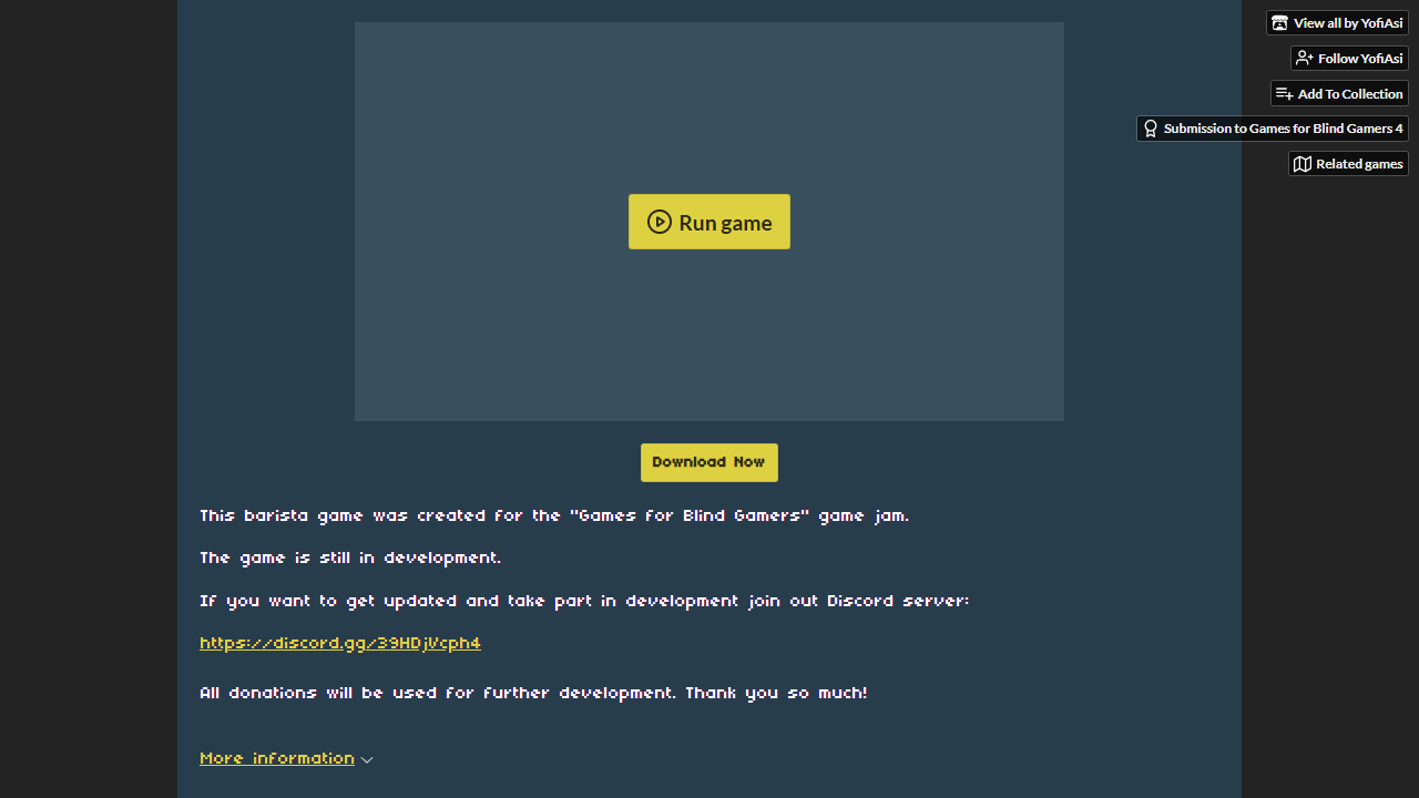 Screenshot of Barista