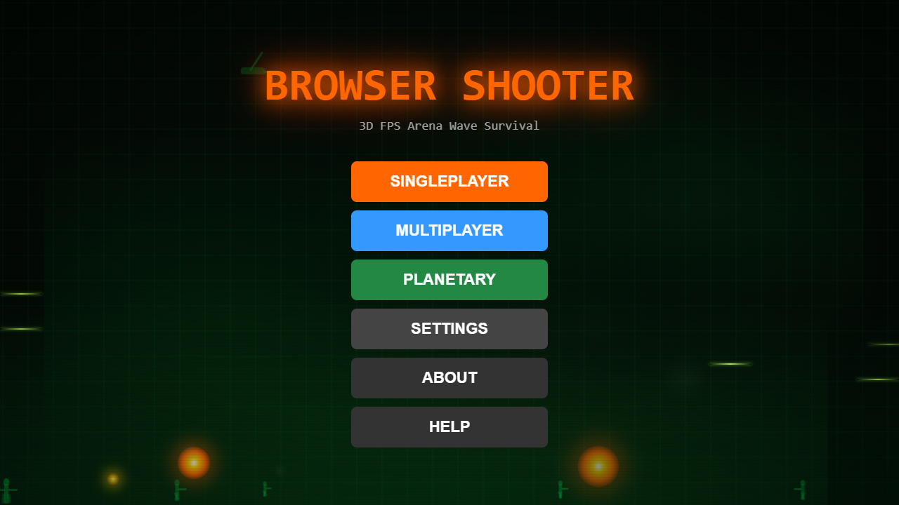 Screenshot of browser shooter