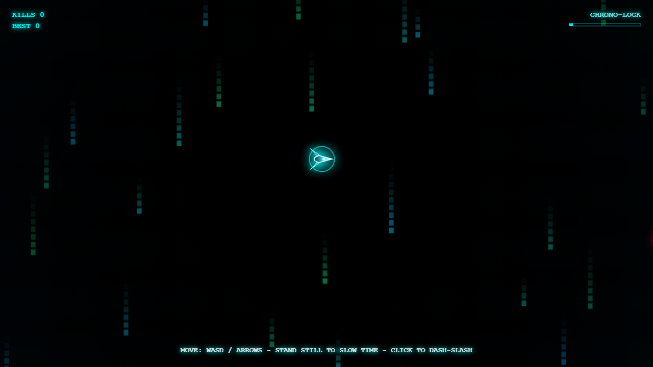 Screenshot of chronoslash game js13k