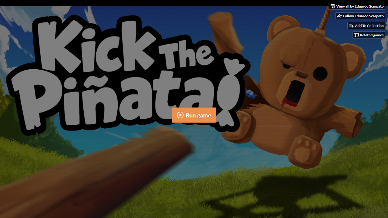 Screenshot of Kick The Piñata!