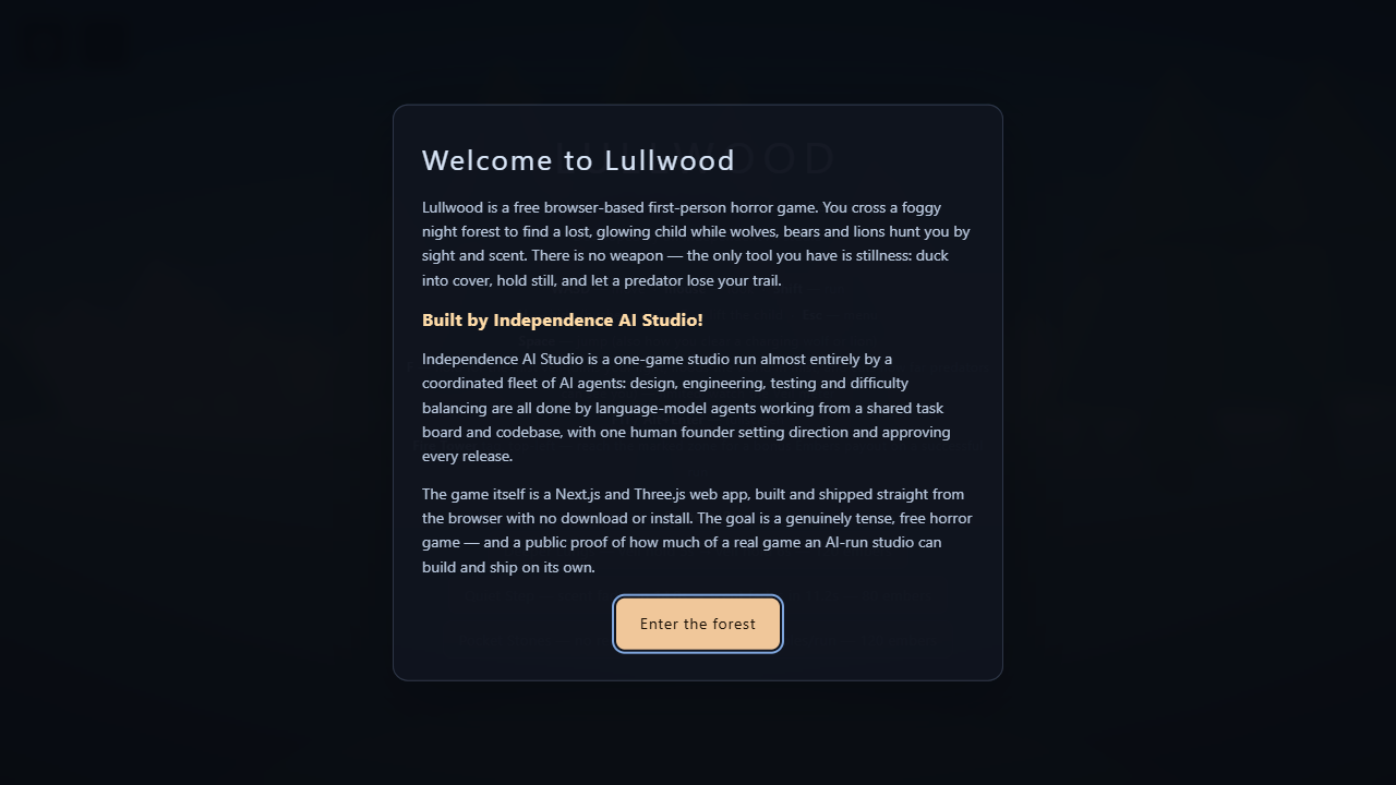 Screenshot of LULLWOOD