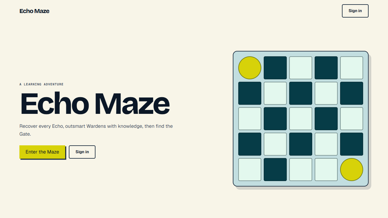 Screenshot of Maze v2