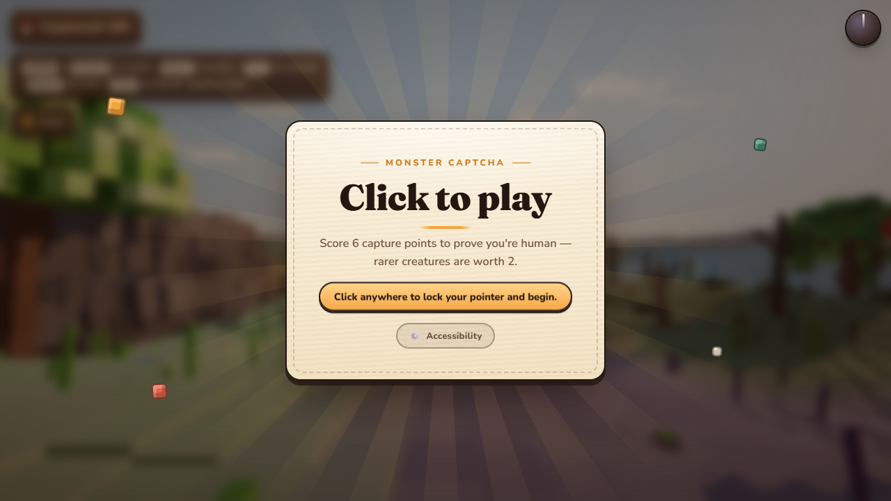Screenshot of mon captcha