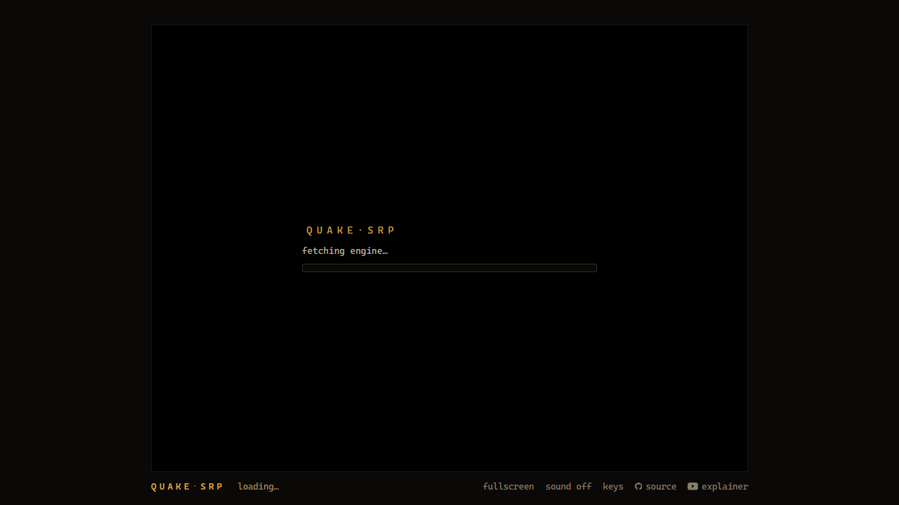 Screenshot of Quake ported to safe Rust, playable in browser