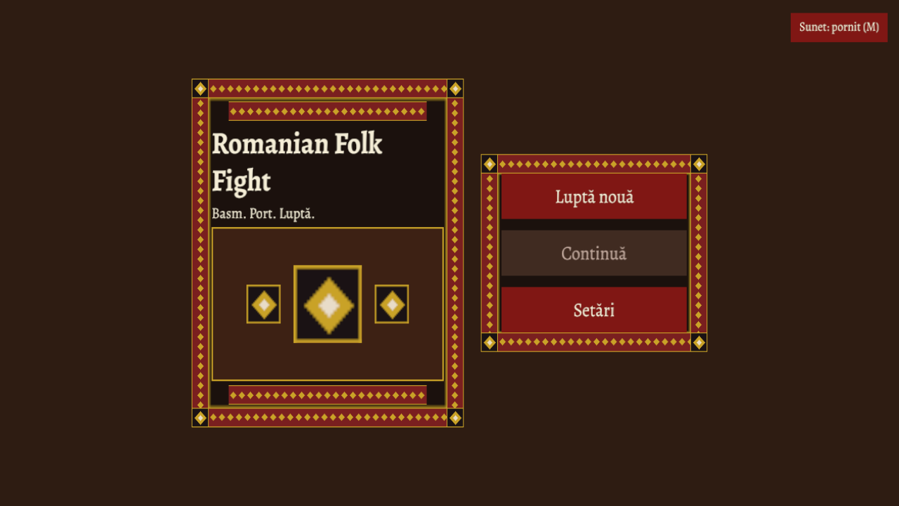 Screenshot of romanian folk fight