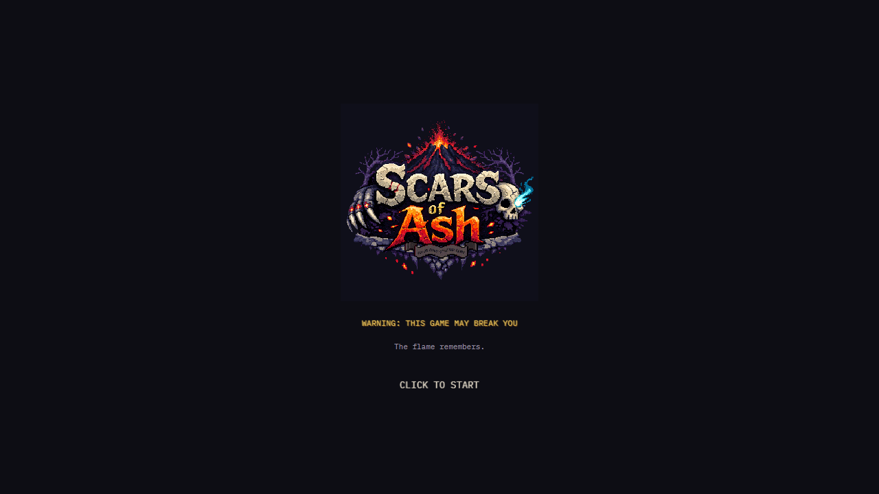 Screenshot of scars of ash