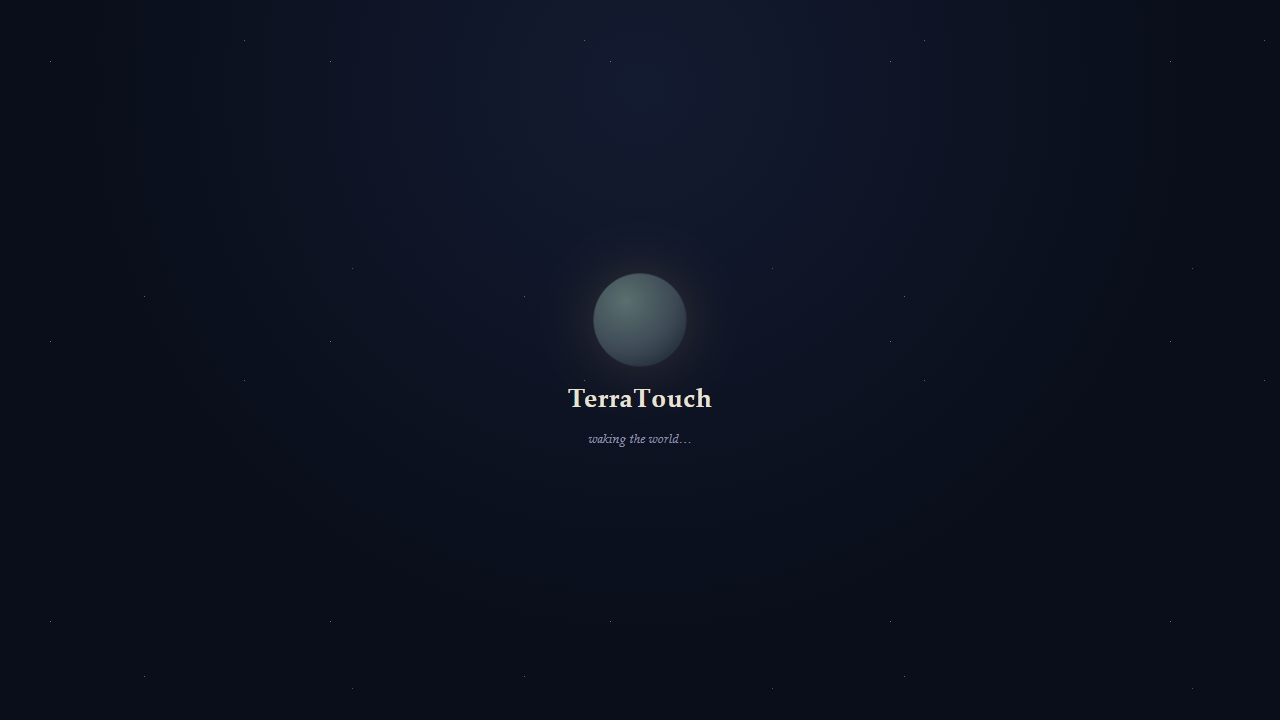 Screenshot of terratouch