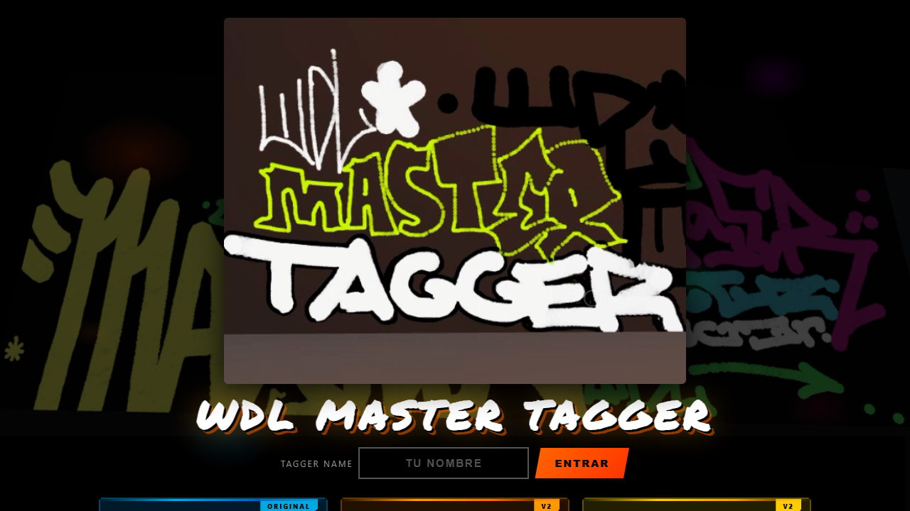 Screenshot of WDL MASTER TAGGER VERSION METRO