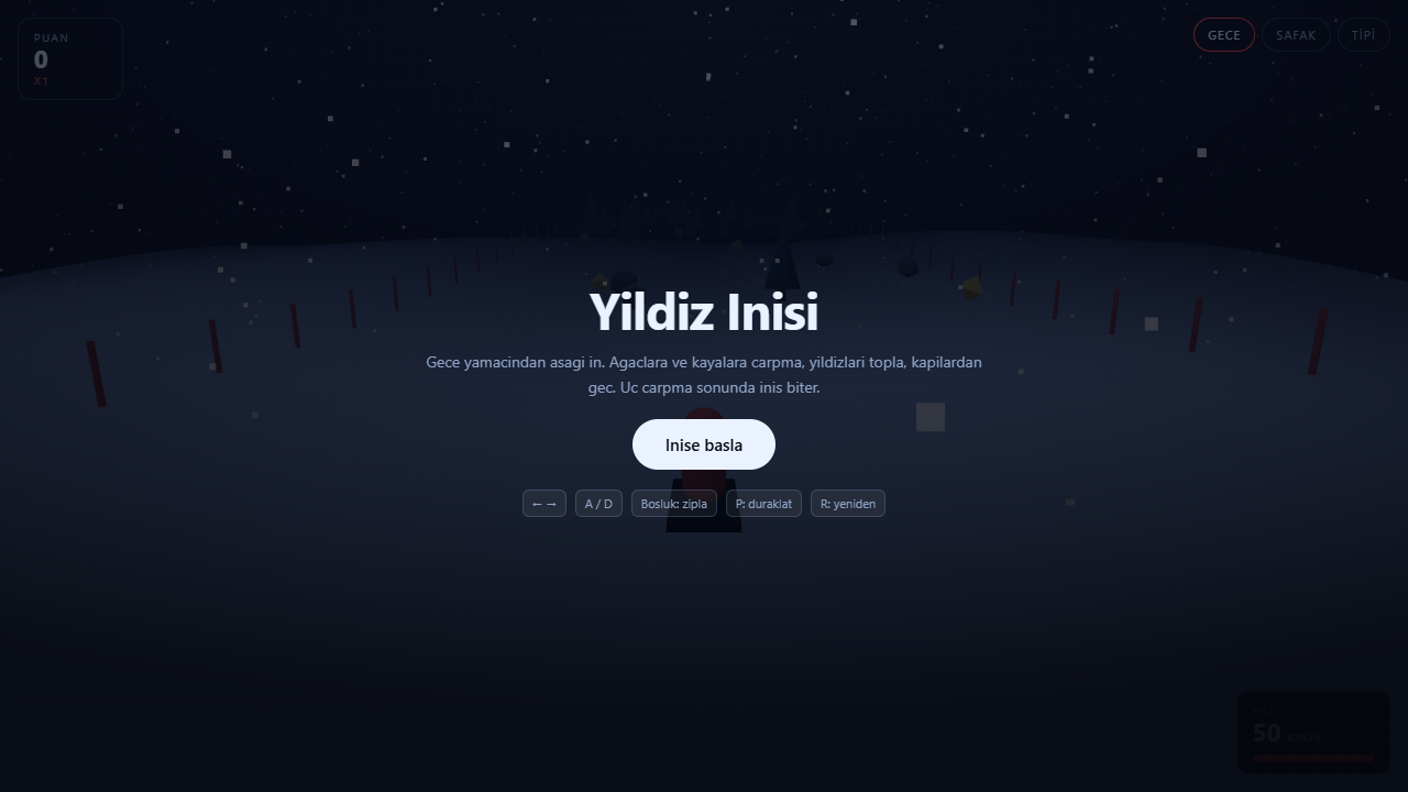 Screenshot of yildiz inisi webgl